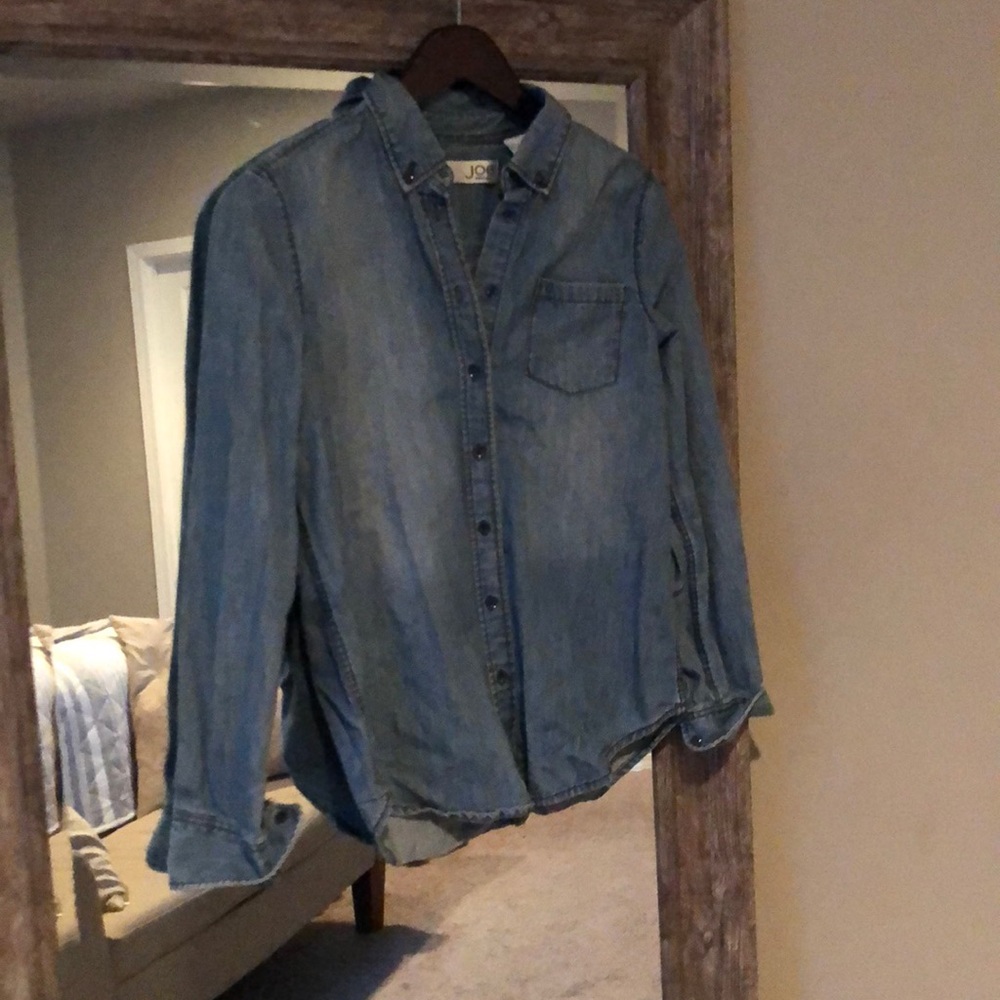 Jean Long Sleeve Button Down